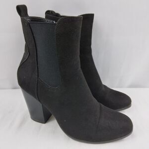 Jessica Cline AURORA Black Boots Booties Witchy Fairy Goth Vampire Womens 7 M